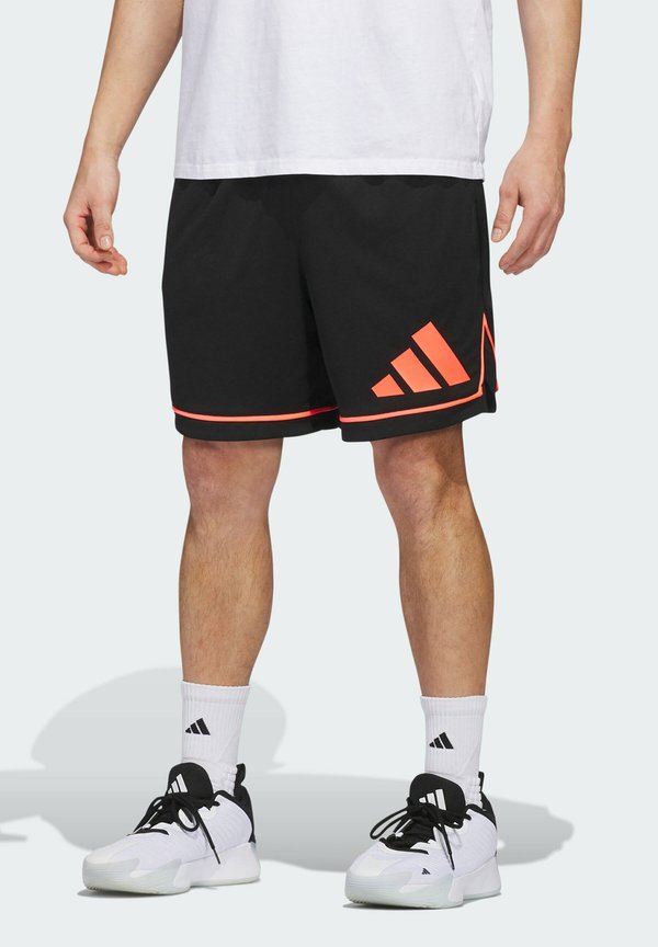 adidas Performance BADGE OF SPORT SHORT 9IN - Sports shorts - black   solar turbo