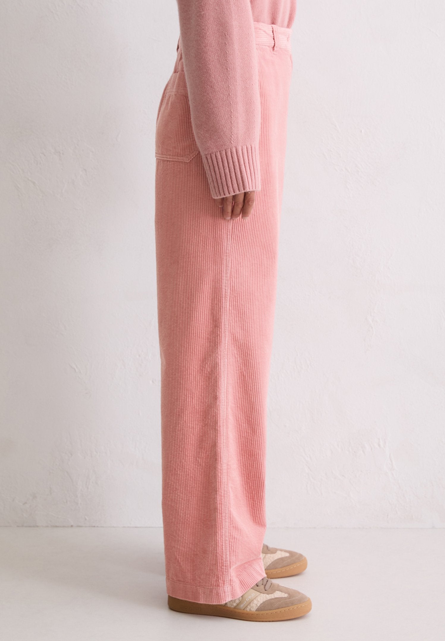 Marc O'Polo WIDE-LEG TAILORED WAISTBAND FRENCH POCKETS PATCH POCKETS