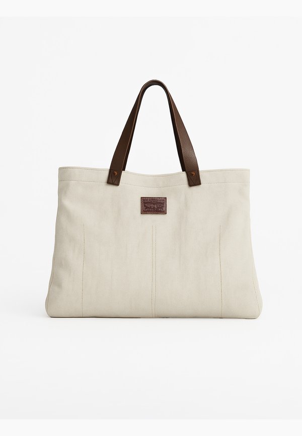 Levi's® HERITAGE ALL DAY TOTE - Tote bag - ecru