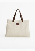 Levi's® HERITAGE ALL DAY TOTE - Tote bag - ecru
