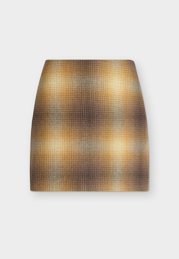 Tommy Hilfiger SHADOW - Mini skirt - big shadow yellow/gold canyon