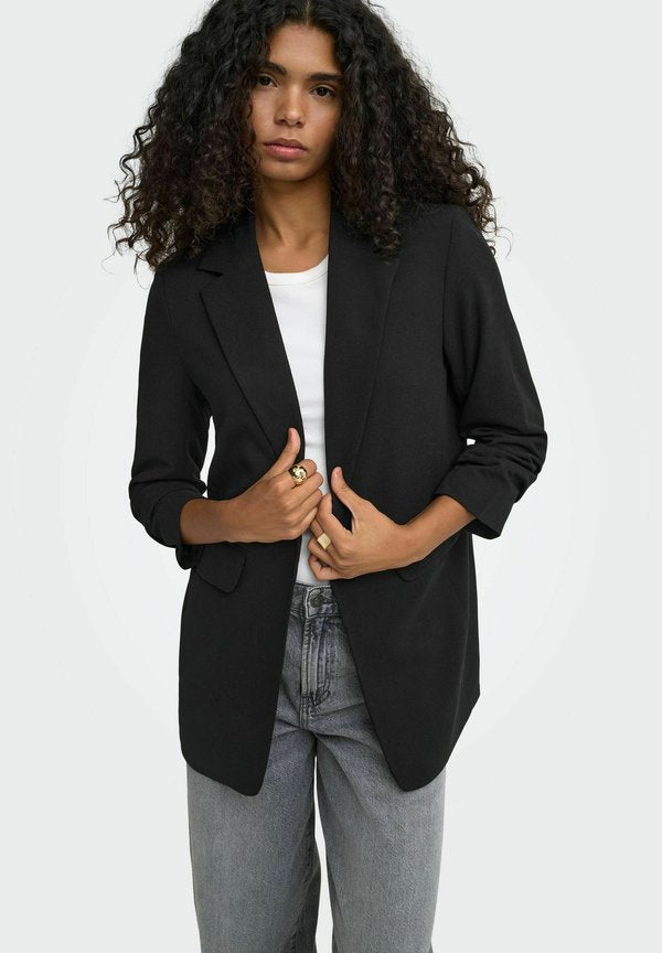 ONLY BLAZER ONLKALINA BLAZER - Short coat - black
