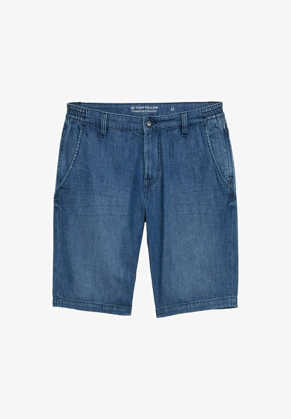 TOM TAILOR TTMARVIN Straight - Straight leg jeans - used dark stone blue denim