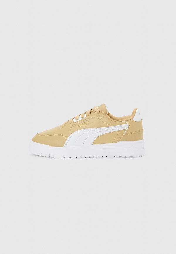 Puma SHUFFLE DOWNTOWN UNISEX - Trainers - sand dune/white