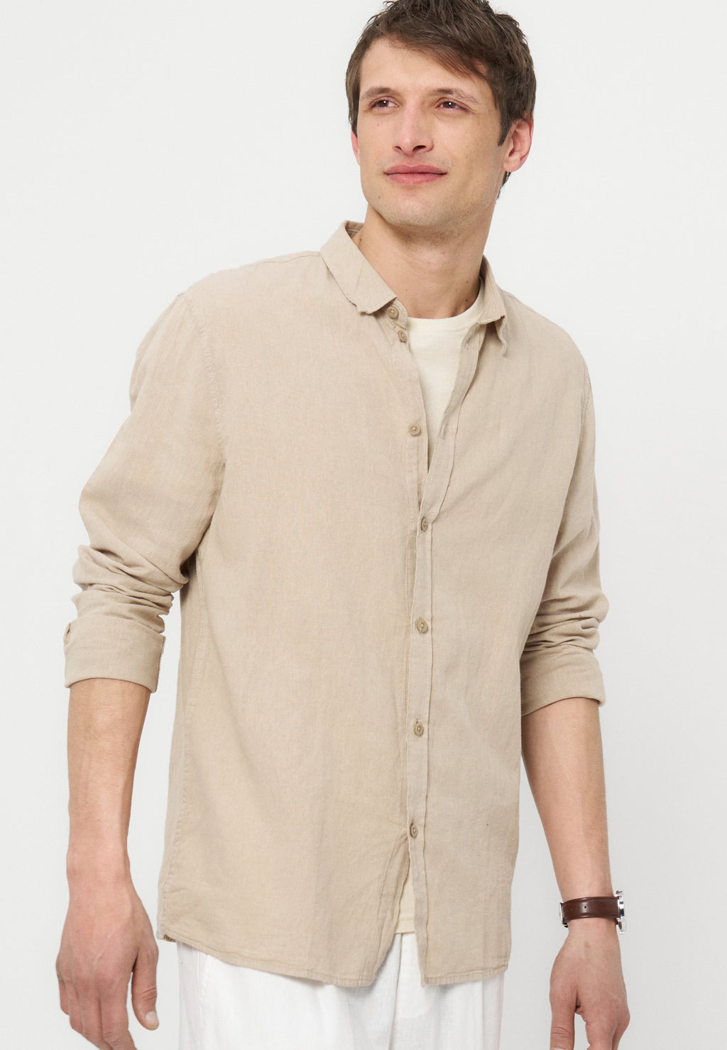Pier One LINEN MIX SHIRT