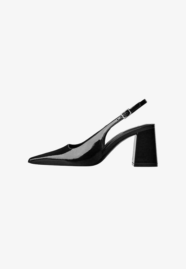 Bershka BLOCK HEEL - High heels - black