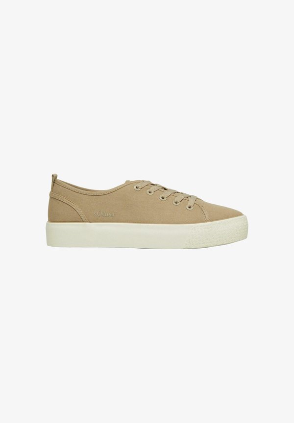 s.Oliver SNEAKERS - Trainers - helles olivgrün