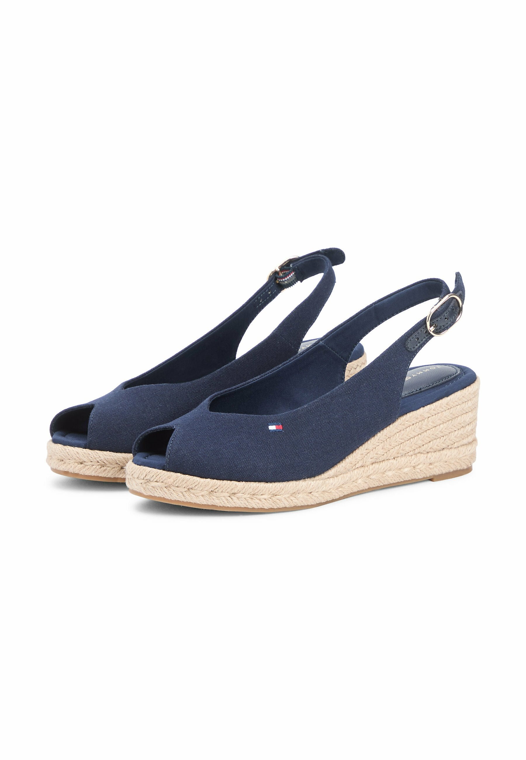 HEMP SLINGBACK WEDGE ESPADRILLES Media 2