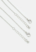 Jack & Jones JACBESTIE FLOWER NECKLACE UNISEX 2 PACK