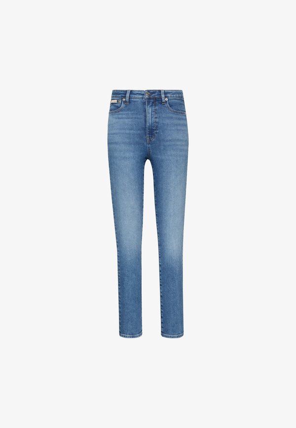 Calvin Klein Jeans HIGH RISE SKINNY - Jeans Skinny Fit - midtown blue