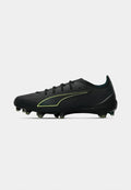 Puma ULTRA 6 ULTIMATE FG - Firm-ground football boots - black/fizzy light/green terrain