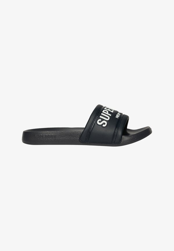 Superdry & Co CITY LUXE - Pool slides - ebony
