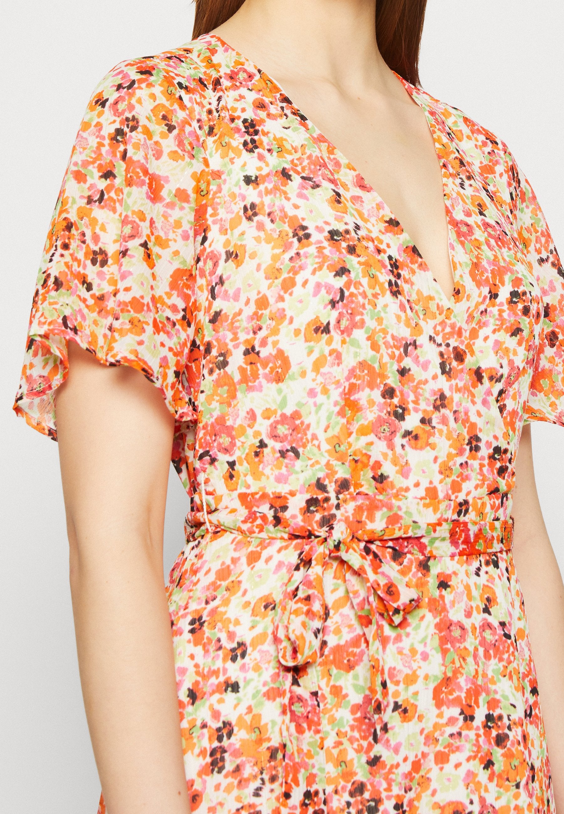 ONLY ONLLUCIE MIDI WRAP DRESS