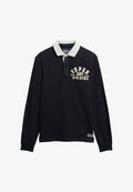Superdry & Co VINTAGE ATHLETIC RUGBY  - Long sleeved top - eclipse navy