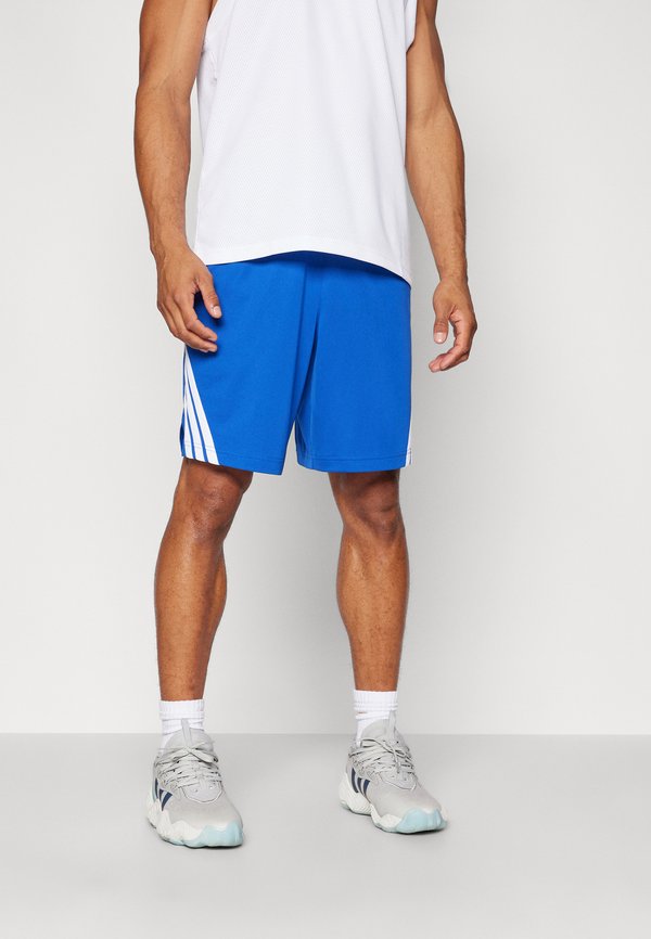 adidas Performance 3-STRIPES   - Sports shorts - royal blue   white