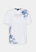 Jack & Jones JORCALIFLO TEE CREW NECK - Print T-shirt - white