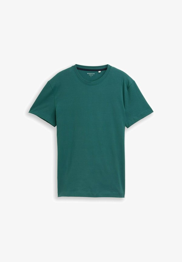 TOM TAILOR MIT STRETCH - Basic T-shirt - jasper green