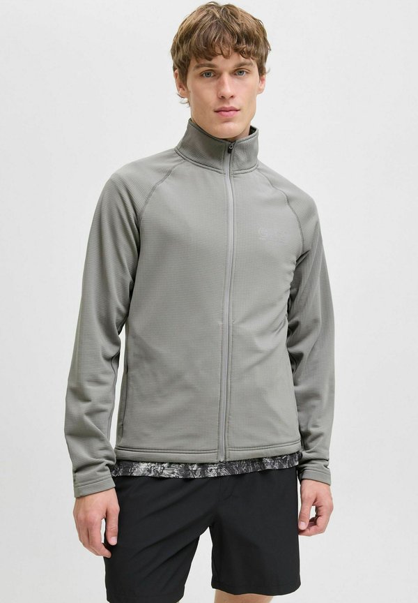 Jack & Jones Zip Sweat Zip Sweat - Zip-up sweatshirt - gray flannel