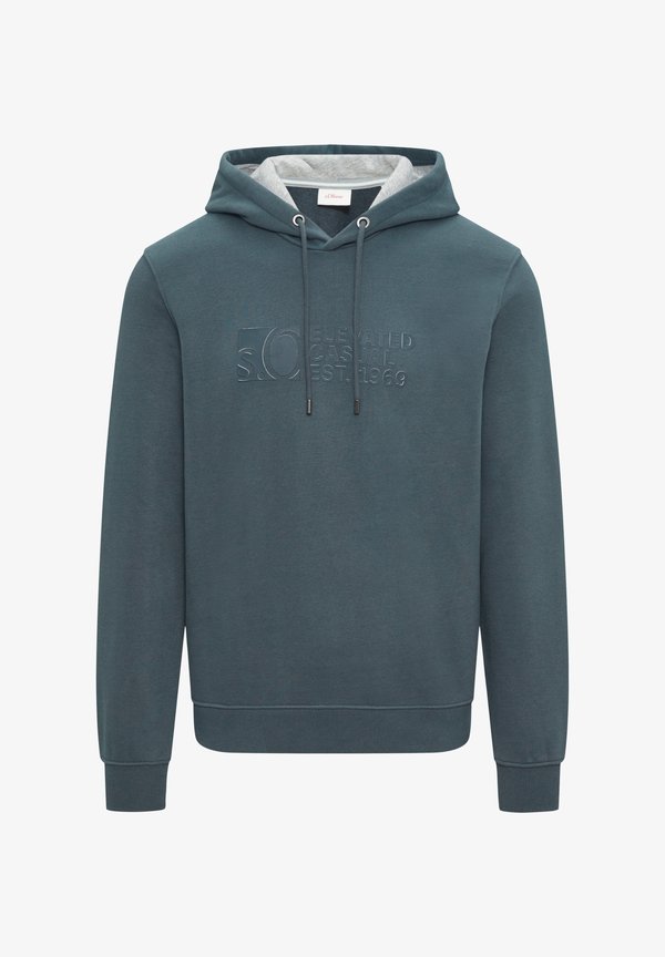 s.Oliver LOGO - Hoodie - schiefergrau