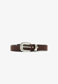 Bershka BUCKLE WITH TOECAP - BELT - Belt - brown