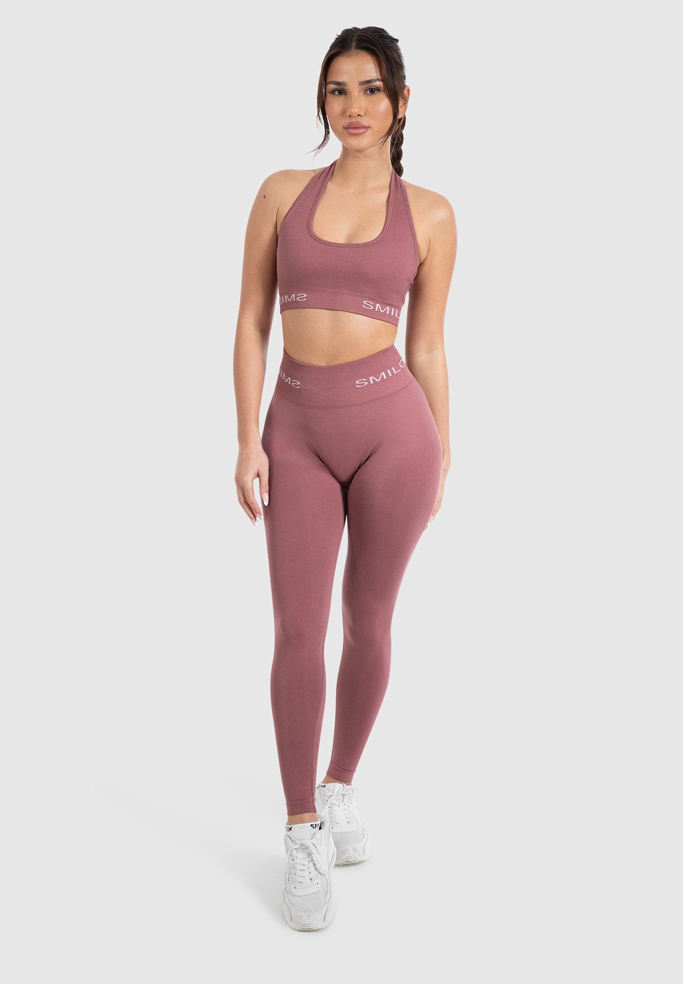 Smilodox AZURA RIBBED NECK HOLDER BRA