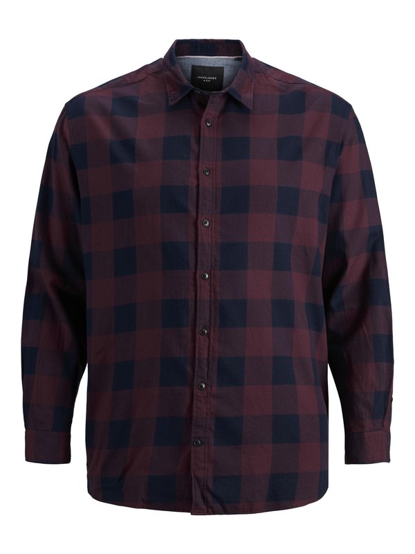 Jack & Jones JJEGINGHAM SHIRT - Shirt - port royale
