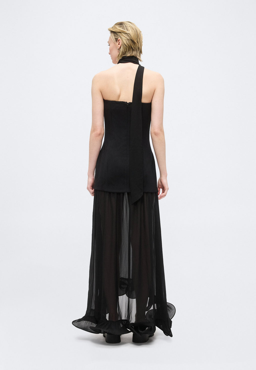 Gina Tricot BANDEAU FRILL MAXI DRESS