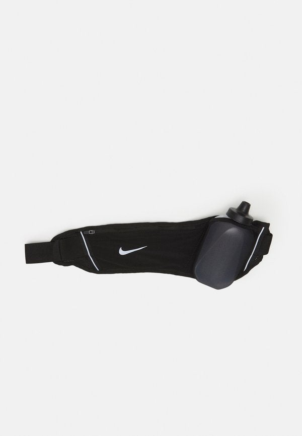 Nike Performance FLEX STRIDE BOTTLE BELT 354ML UNISEX - Bum bag - black/black/silver