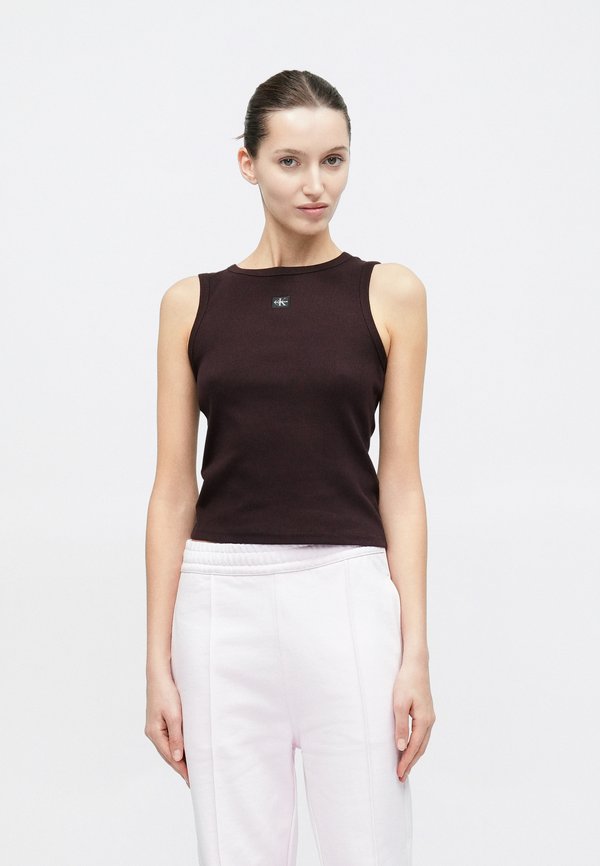 Calvin Klein Jeans TANK - Top - mocha brown
