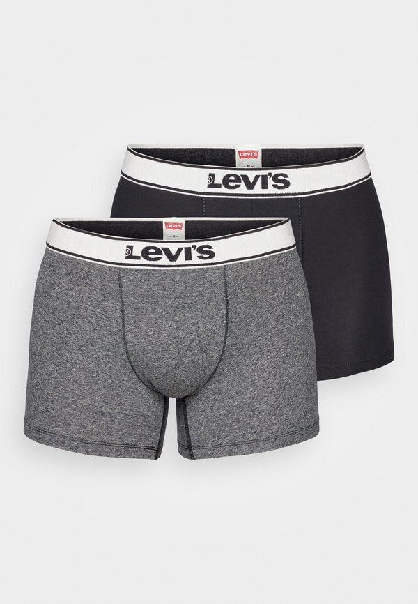 Levi's® MEN VINTAGE HEATHER BRIEF 2 PACK - Boxer briefs - black