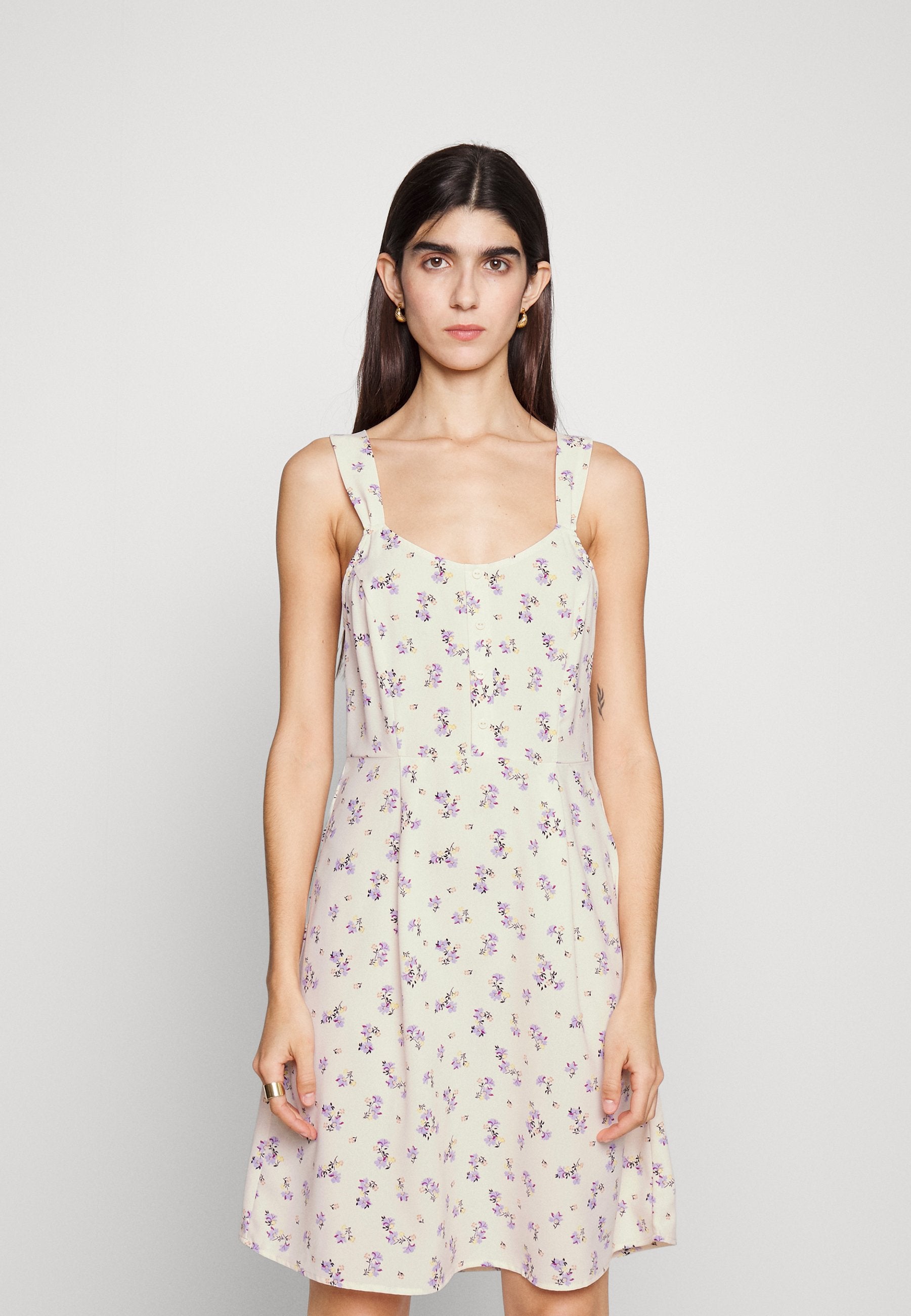 ONLY ONLRUBY BUTTON SINGLET DRESS