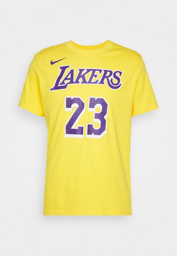 Nike Performance LOS ANGELES LAKERS TEE LUKA DONCIC - Club wear - yellow