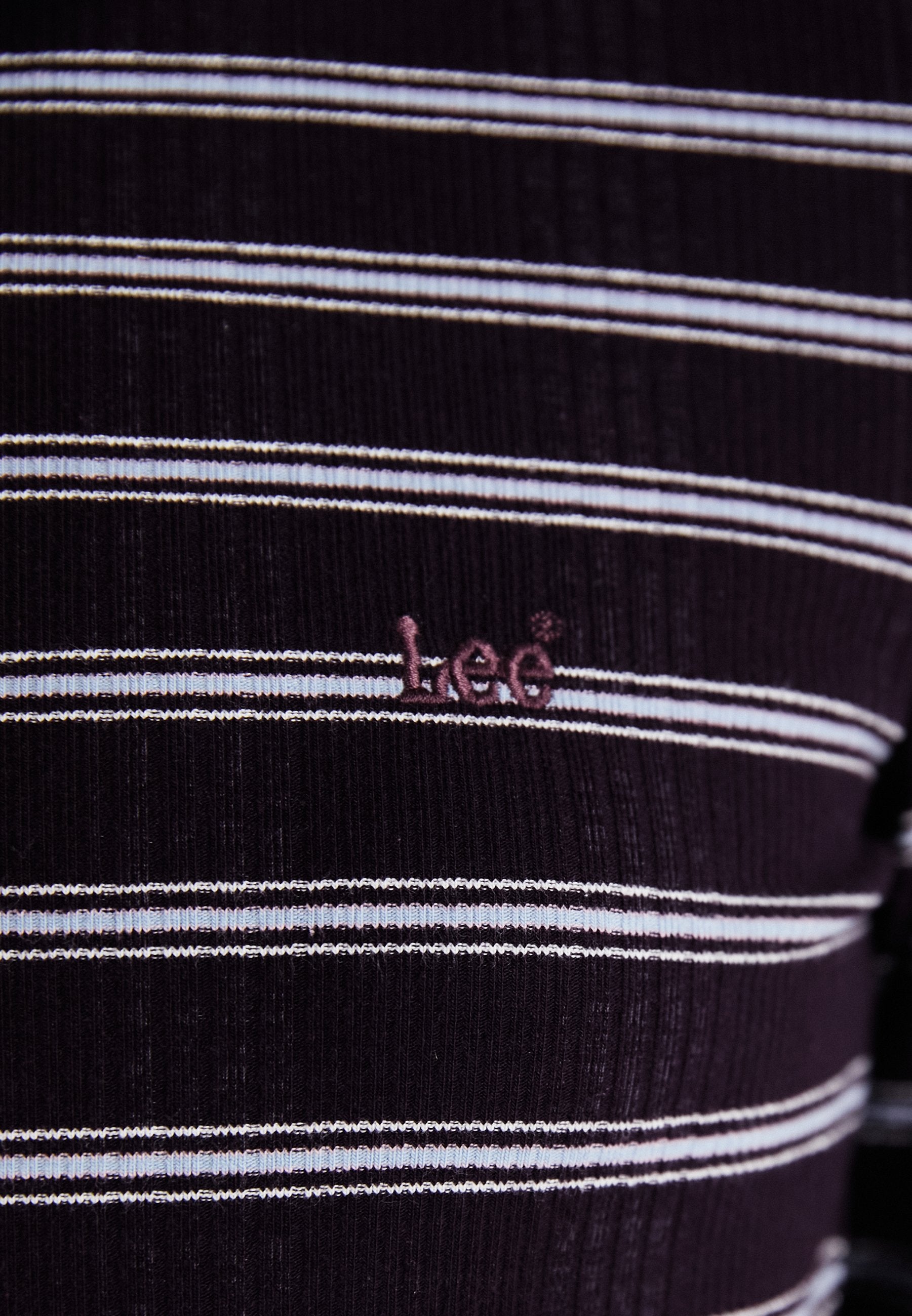 Lee RIBBED LS HIGH NECK