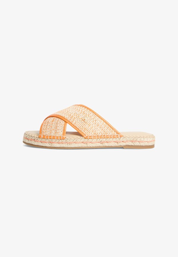 Tommy Hilfiger Mules - natural orange thunder