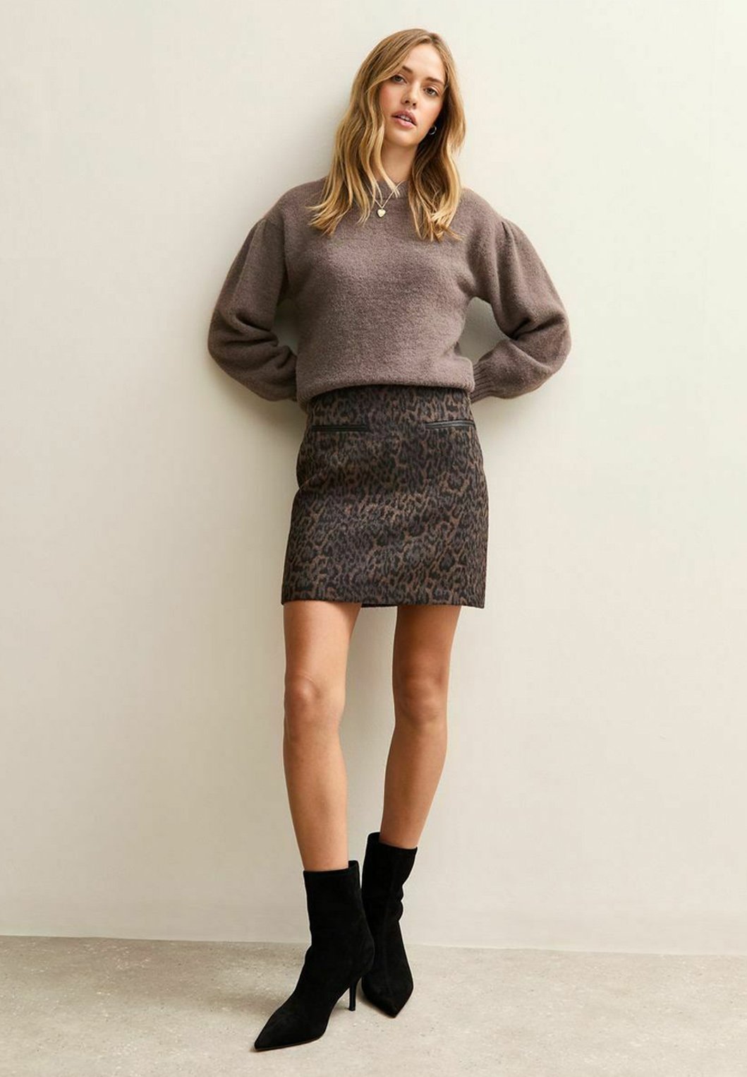 New Look BRUSHED LEOPARD PRINT MINI