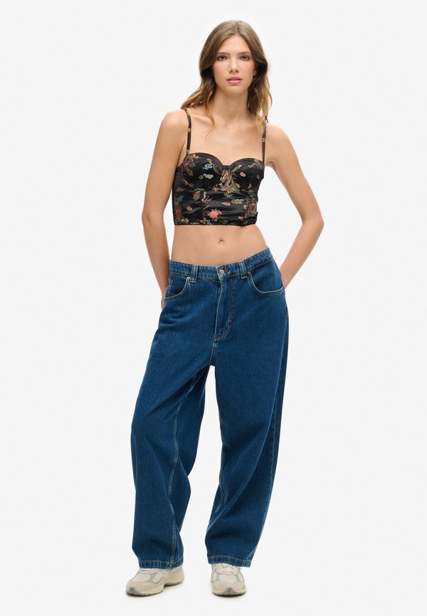 Superdry & Co BROCADE CROP CORSET