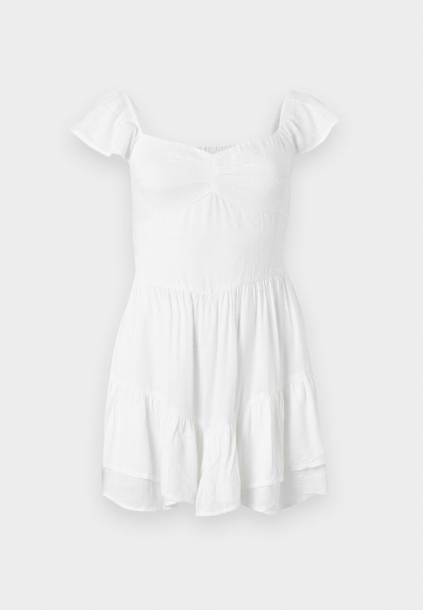 Hollister Co. FLUTTER SLEEVE PINCH BUST MINI SKORT DRESS