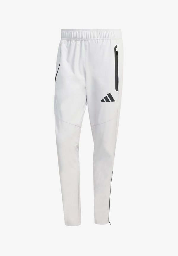 adidas Performance TIRO TRAVEL PANTS - Tracksuit bottoms - team light grey/black