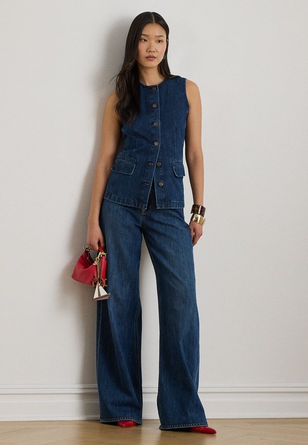 Lauren Ralph Lauren DENIM SLEEVELESS SHIRT