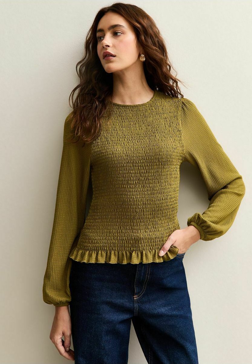 New Look SHIRRED LONG SLEEVE