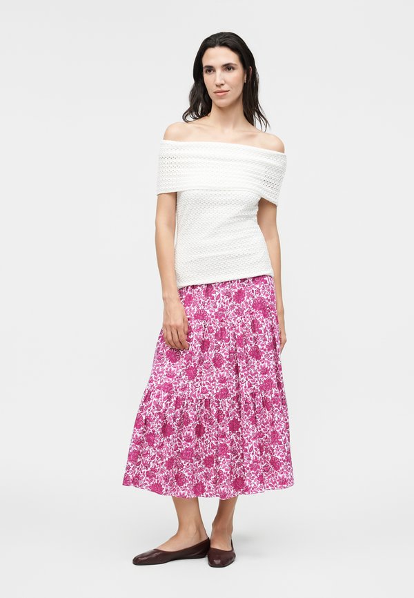 MICHAEL Michael Kors FLORAL MIDI SKIRT