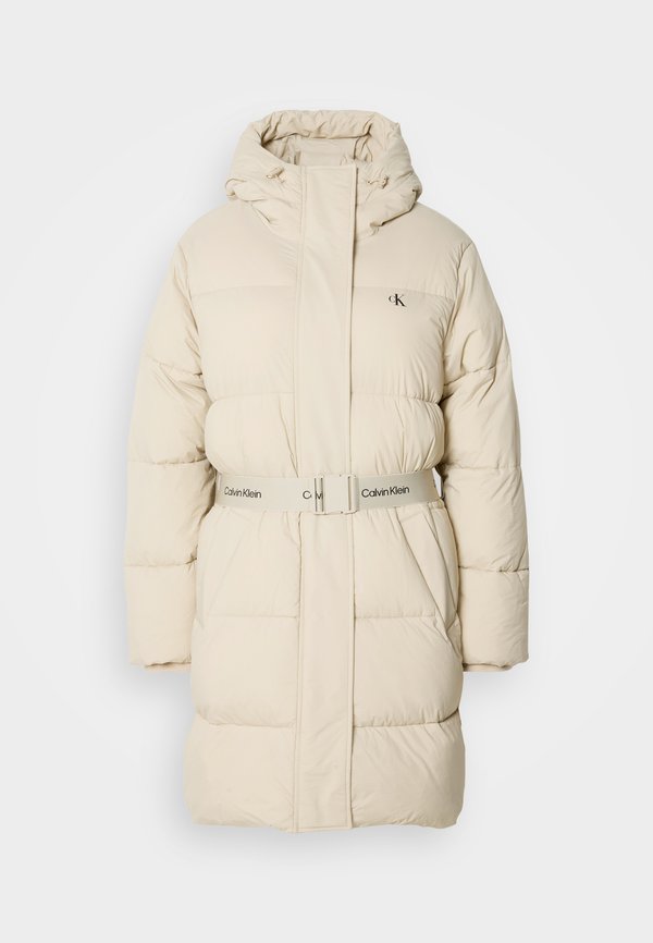Calvin Klein Jeans BELTED PUFFER - Winter coat - island fossil