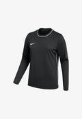 Nike Performance Long sleeved top - schwarzweiss