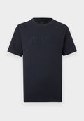 Jack & Jones JPRBLAETHAN SS BRANDING TEE - Print T-shirt - night sky