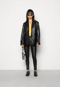 ONLY ONLPALMER HIGH WAIST ZIP SKINNY FIT COATED