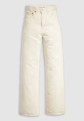Levi's® RIBCAGE WIDE LEG - Wide Leg - white denim