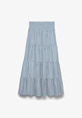 Vero Moda A-line VMLOTUS High waist Long - Maxi skirt - cashmere blue