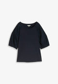 TOM TAILOR TOM TAILOR T-SHIRT T-SHIRT MIT LOCHSTICKEREIEN - Print T-shirt - sky captain blue