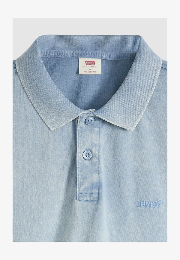Levi's® AUTHENTIC POLO - Polo shirt - garment dye stormy sea - blues