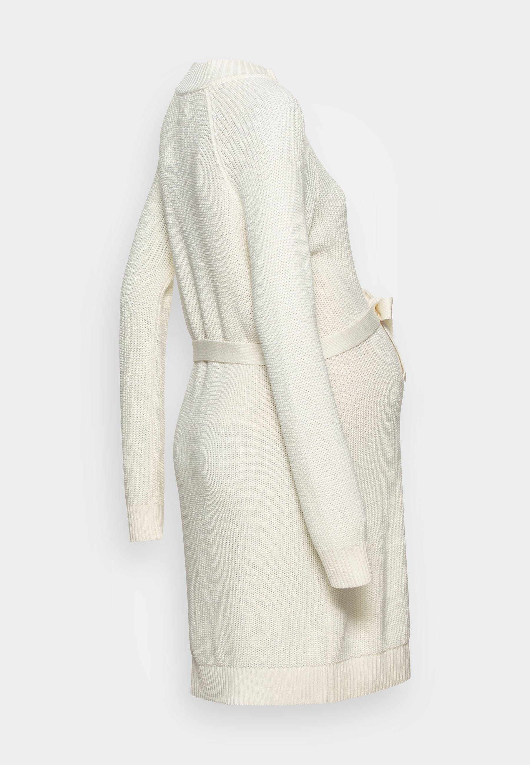 Even&Odd Maternity CREW AUSSCHNITT RIPP MINI STRICKKLEID MIT GÜRTEL